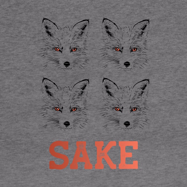 Four Fox Sake III by THUD creative